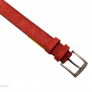 Curea piele naturala intoarsa Grena (latime 3,3 cm) - Made in Romania C50