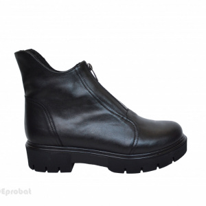 Ghete dama pentru primavara si toamna din piele naturala neagra cod G52