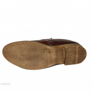 Pantofi barbati piele naturala maro cu elastic cod P46 - LICHIDARE STOC 41, 42