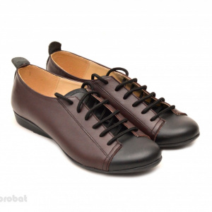 Pantofi dama din piele naturala cu talpa joasa cod P67