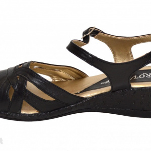 Sandale dama piele naturala negre cod S13