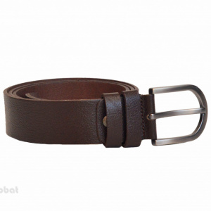 Curea piele naturala Maro (latime 3,7 cm) - cod C128