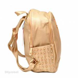 Geanta sport dama Good Mood - Rucsac dama auriu cod 989GOLD