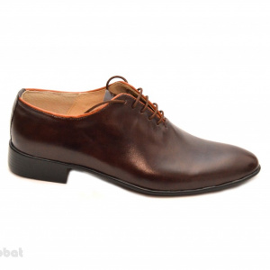 Pantofi barbati piele naturala maro casual-eleganti cod P65M - Editie de LUX