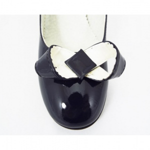 Pantofi dama bleumarin lacuiti din piele naturala cod P333