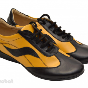 Pantofi dama din piele naturala cu siret cod P29