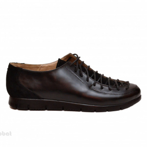 Pantofi dama negri casual-eleganti din piele naturala cod P164N