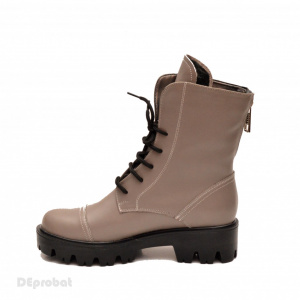 Bocanci gri dama piele naturala sport-casual cod BOC14GRI - Made in Romania