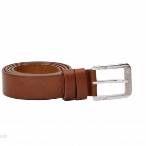 Curea piele naturala casual-eleganta maro (latime 3,5 cm) - Curea maro C102