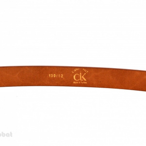 Curea piele naturala maro (latime 3,3 cm) - Curea maro piele naturala C58M