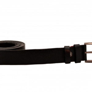 Curea piele naturala neagra (latime 3,3 cm) - Curea neagra piele naturala C76N - Marime 90-170 cm