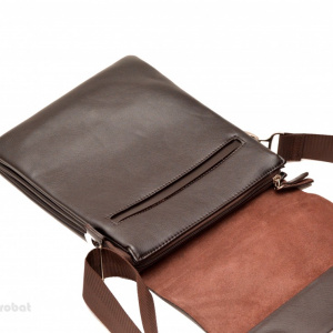 Geanta unisex piele Casual Office (Maro) - 24 x 21 cm - Borseta unisex pentru tableta