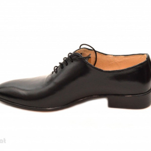 Pantofi barbati piele naturala negri casual-eleganti cod P65N - LICHIDARE STOC 39