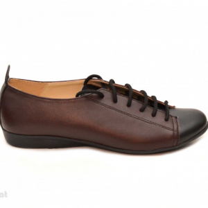 Pantofi dama din piele naturala cu talpa joasa cod P67