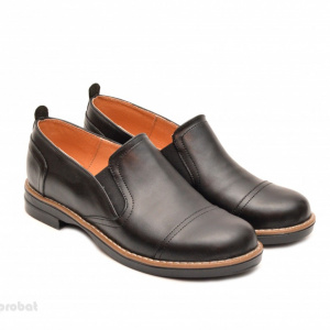 Pantofi dama negri casual-eleganti din piele naturala cod P75NEL Natasha