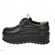 Pantofi negri dama din piele naturala cod P204 - LICHIDARE STOC 37, 39