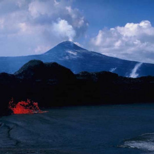 Tablou Eruptie Vulcanica