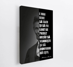 Talou Citate Motivationale Abraham Lincoln - Tacerea de Aur