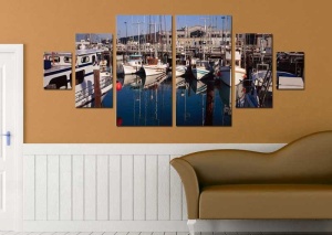 Tablou Multicanvas Port Turistic