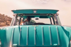 Tablou Masina de Epoca Turquoise