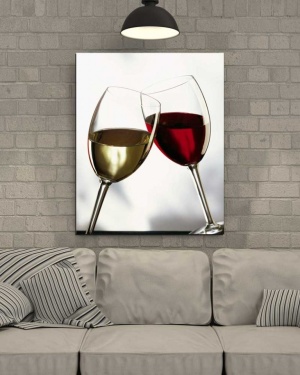 Tablou Vin Alb si Rosu