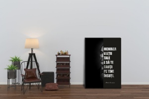 Tablou Citate Motivationale Mihai Eminescu - Menirea