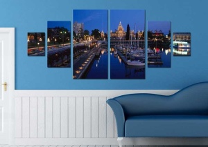 Tablou Multicanvas Port Turistic