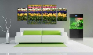 Tablou Multicanvas Flori