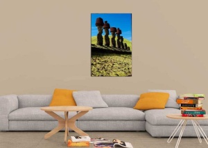 Tablou Statui - Moai