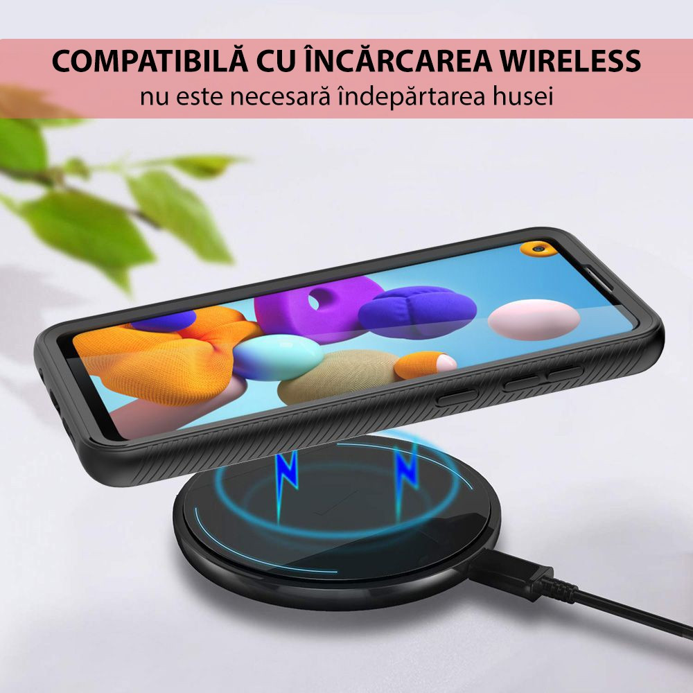 husa Samsung A14  compatibila cu incarcarea wireless