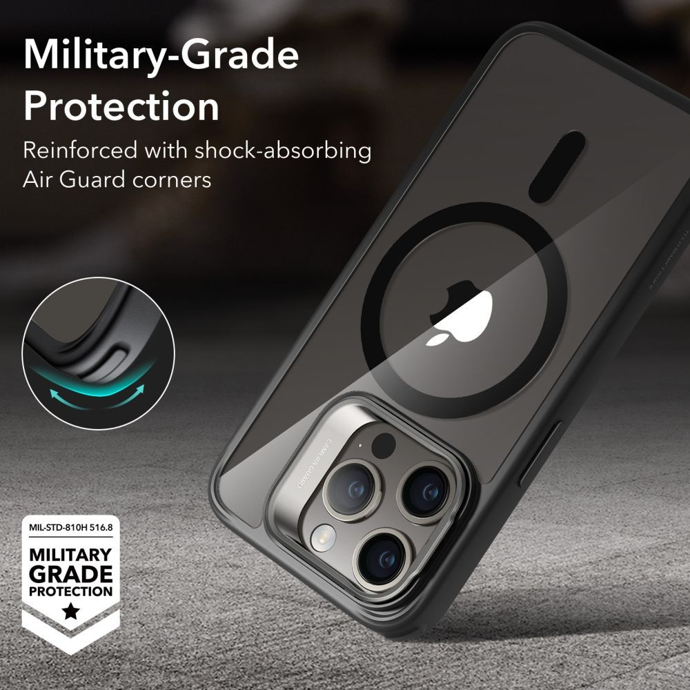 husa rezistenta certificata military grade pentru iphone 15 pro 