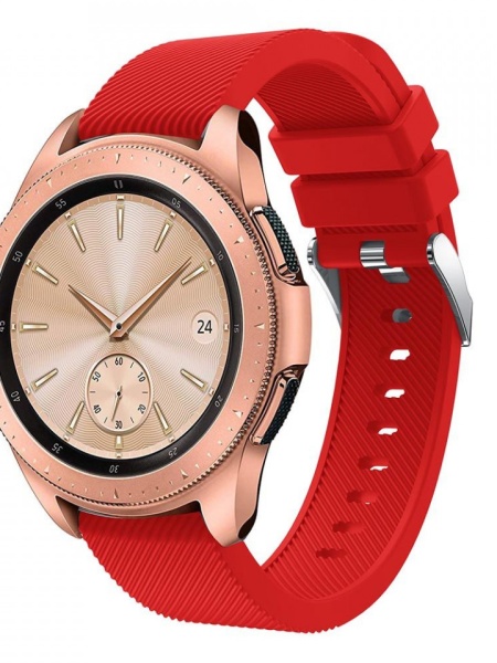Curea Samsung Galaxy Watch 42MM-Tech Protect Smoothband-Red