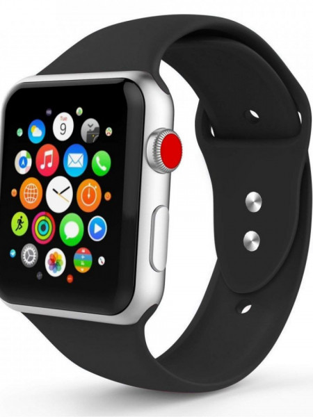 Curea Apple Watch SE 44MM-Tech Protect Iconband-Black