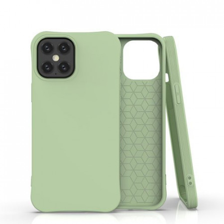 Husa Iphone 12 PRO MAX -Soft Color Case flexible gel-verde