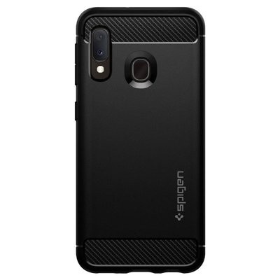 Husa Samsung Galaxy A20e -Spigen Rugged Armor Matte Black