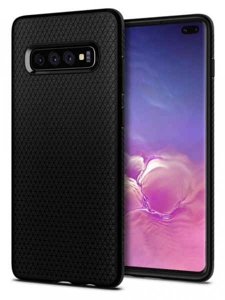 Husa Samsung Galaxy S10 Plus -Spigen Liquid Air- Negru mat