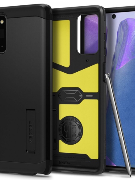 Husa Samsung Galaxy Note 20 -Spigen Tough Armor -Neagra