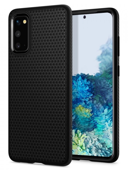Husa Samsung Galaxy S20 -Spigen Liquid Air- Negru mat