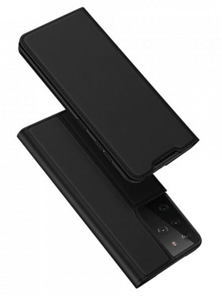 Husa Samsung Galaxy S21 Ultra-Dux Ducis Skin Pro Bookcase-Neagra
