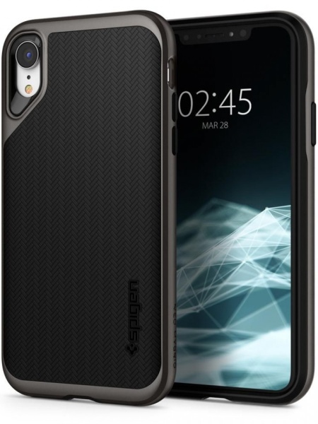 Husa Iphone XR -Spigen Neo Hybrid -Gunmetal