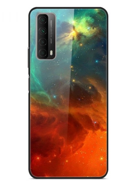 Husa Huawei P Smart 2021- Printing Glass - Cer la apus