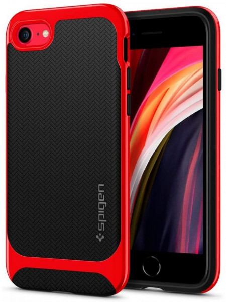 Husa Iphone SE 3 (2022),SE 2 (2020) - Spigen Neo Hybrid - Dante Red