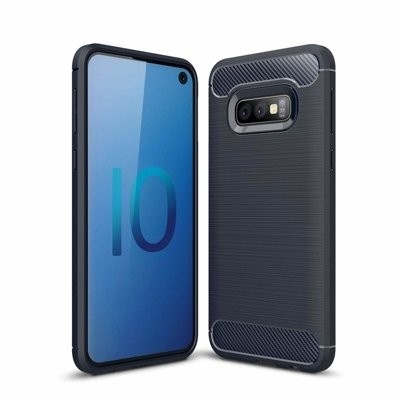 Husa Samsung Galaxy S10e Carbon Series albastra