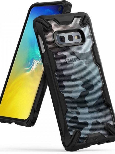 Husa Samsung Galaxy S10e - Ringke Fusion X- Camo Black
