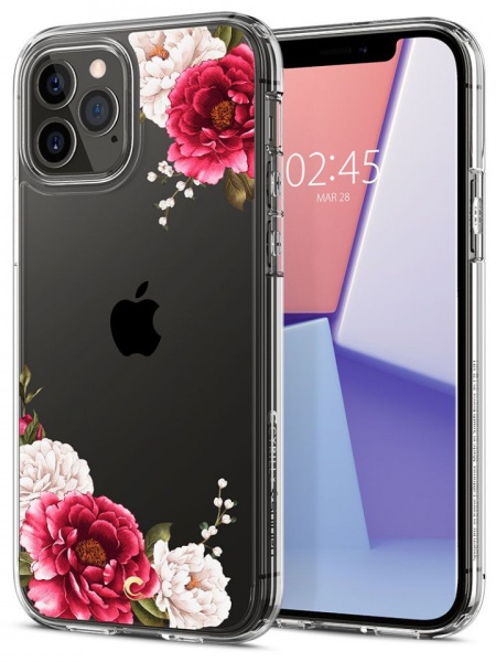 Husa Iphone 12- Spigen Cyrill Cecile -Red Floral