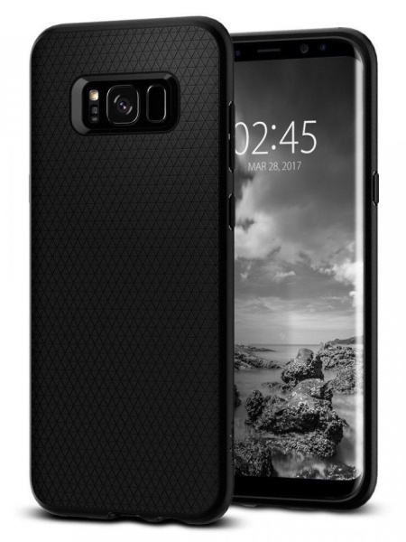 Husa Samsung Galaxy S8 -Spigen Liquid Air- Negru mat