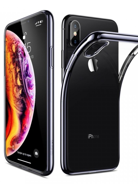 Husa Iphone XS /Iphone X -ESR Essential Crown- Margine Neagra
