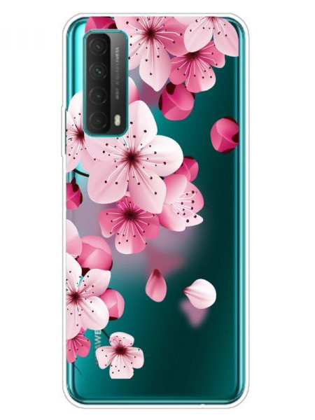 Husa Huawei P Smart 2021- Matt Printing Soft TPU - Spring Flowers