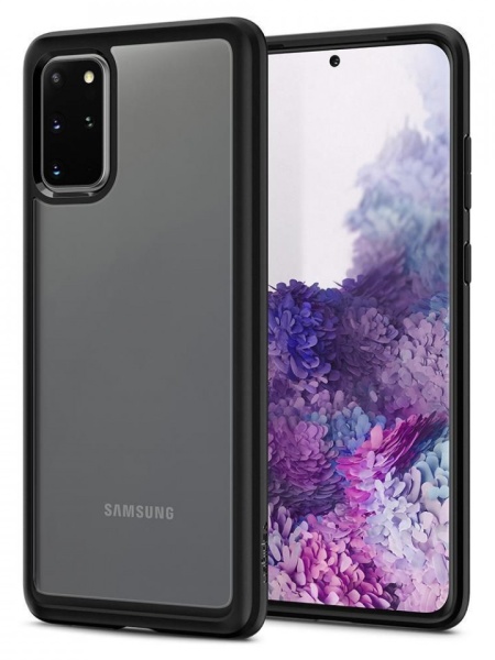 Husa Samsung Galaxy S20 Plus- Spigen Ultra Hybrid-Negru Mat