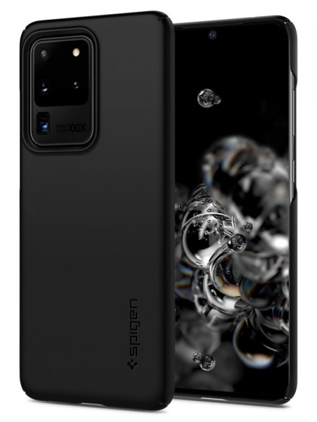 Husa Samsung Galaxy S20 Ultra- Spigen Thin Fit -Black